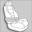 Kopfstütze Armlehnen / Headrest armrest