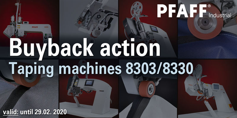 Buyback action: Taping machines