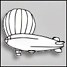 Zeppelin, Heißluftballon / Zeppelin, Hot Air Balloon